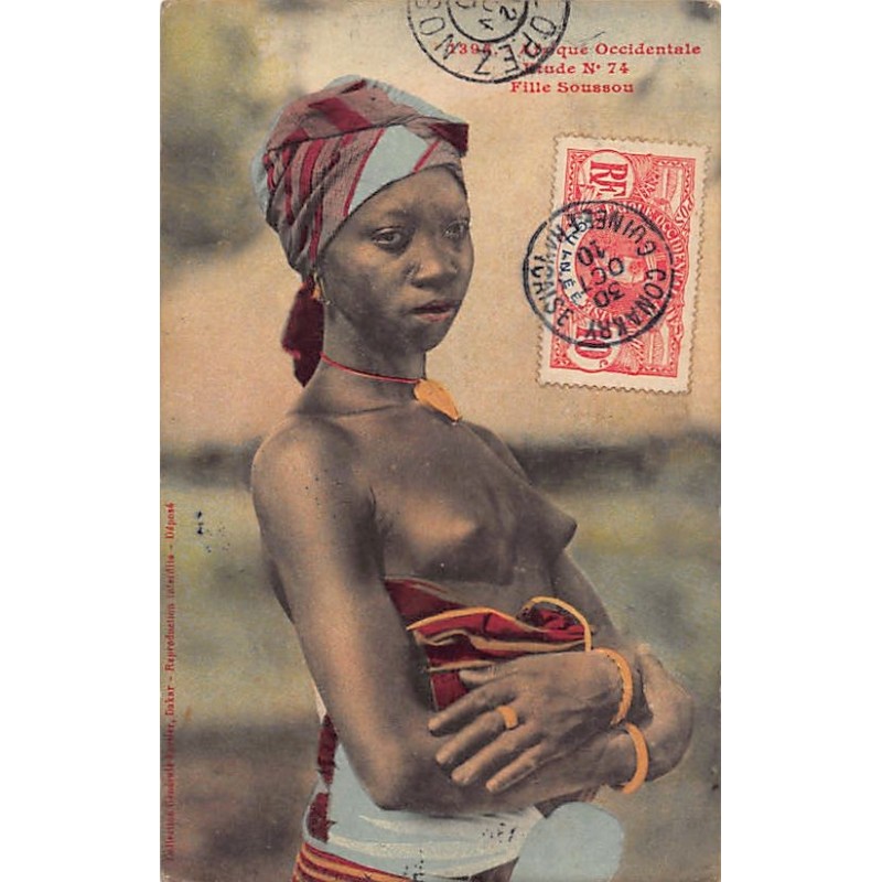 Rare collectable postcards of ETHNIC NUDE. Vintage Postcards of ETHNIC NUDE