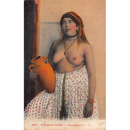 Rare collectable postcards of ETHNIC NUDE. Vintage Postcards of ETHNIC NUDE