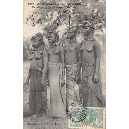 Rare collectable postcards of ETHNIC NUDE. Vintage Postcards of ETHNIC NUDE