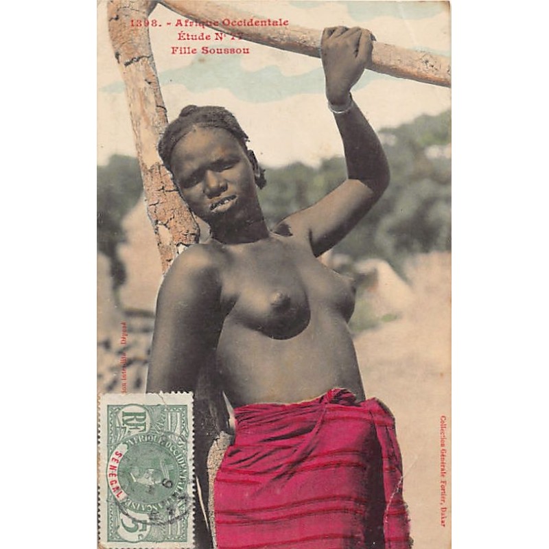 Rare collectable postcards of ETHNIC NUDE. Vintage Postcards of ETHNIC NUDE