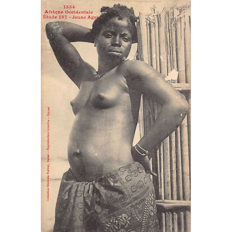 Rare collectable postcards of ETHNIC NUDE. Vintage Postcards of ETHNIC NUDE