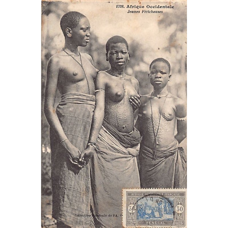 Rare collectable postcards of ETHNIC NUDE. Vintage Postcards of ETHNIC NUDE