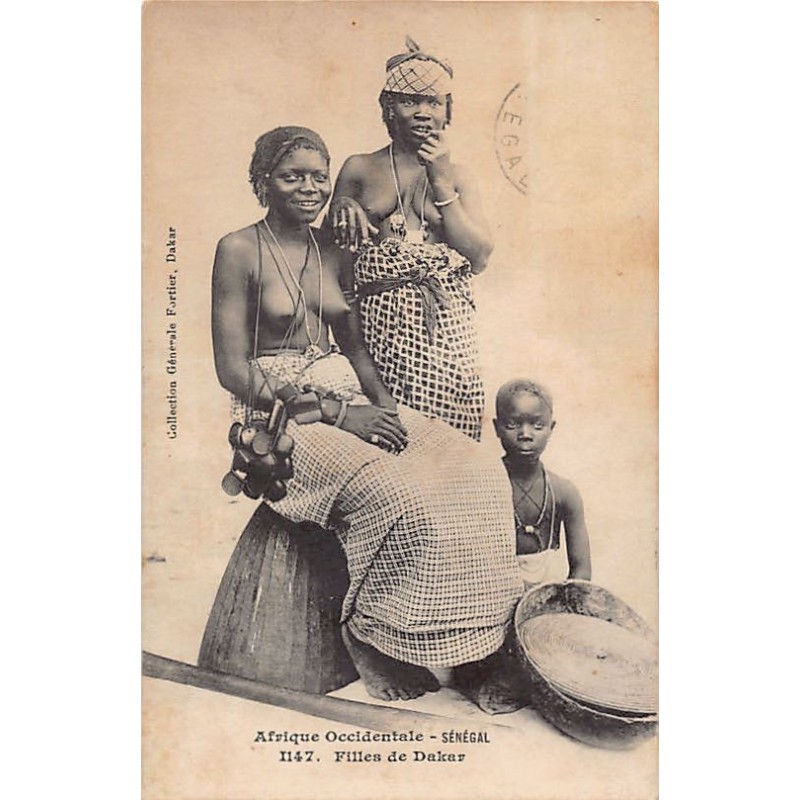 Rare collectable postcards of ETHNIC NUDE. Vintage Postcards of ETHNIC NUDE