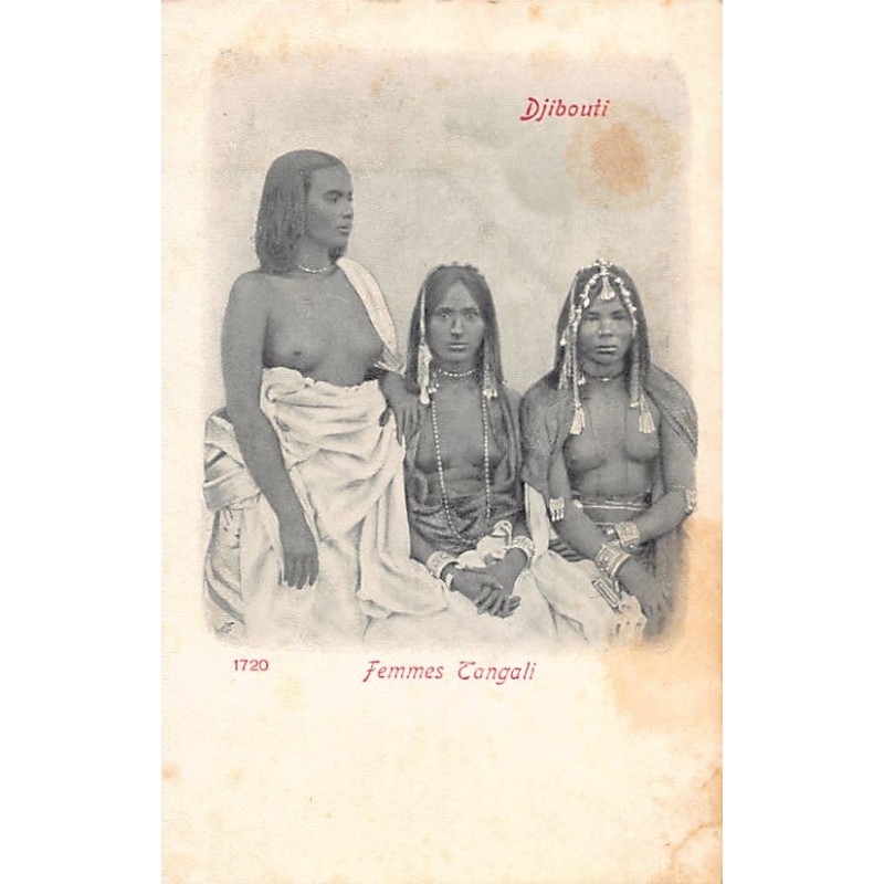 Rare collectable postcards of ETHNIC NUDE. Vintage Postcards of ETHNIC NUDE