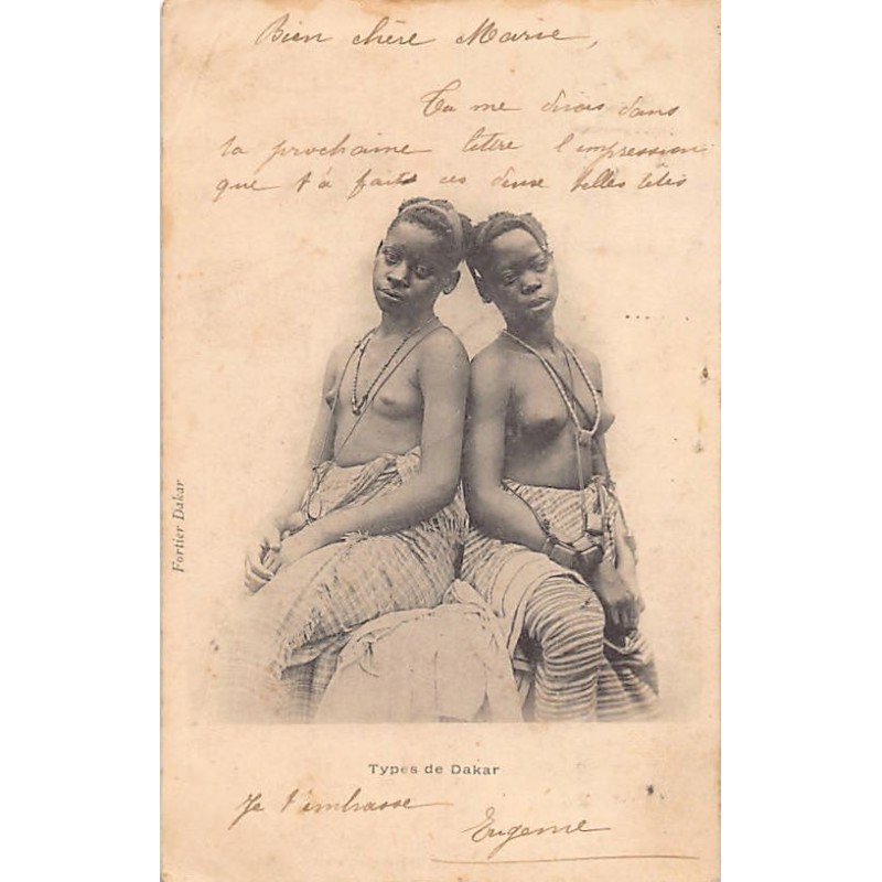 Rare collectable postcards of ETHNIC NUDE. Vintage Postcards of ETHNIC NUDE