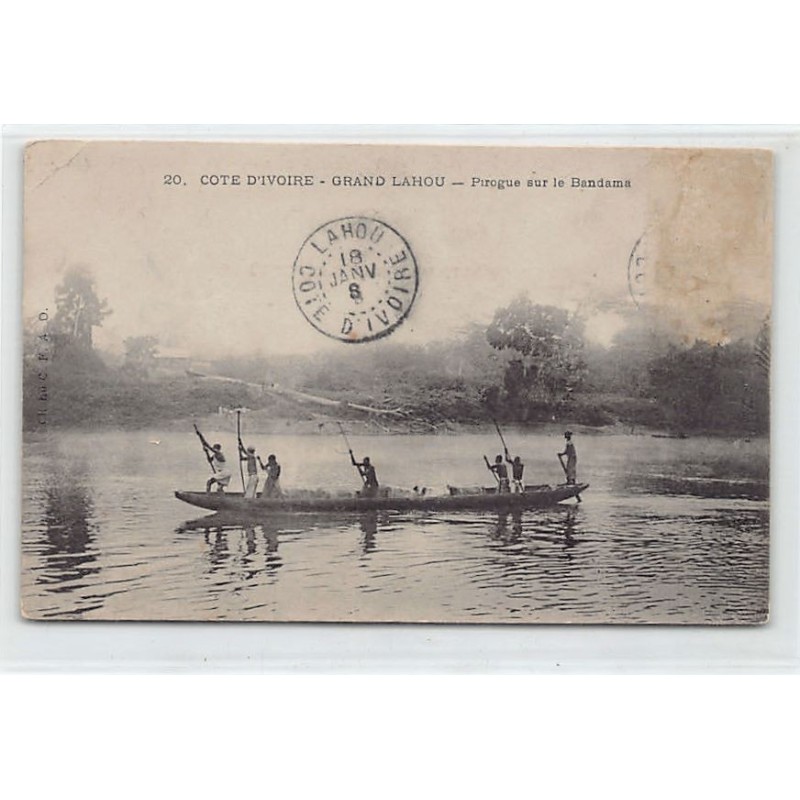Rare collectable postcards of Ivory Coast - Côte d'Ivoire. Vintage Postcards of Ivory Coast - Côte d'Ivoire