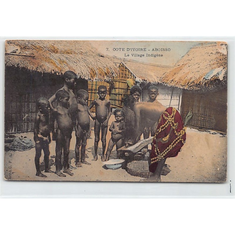 Rare collectable postcards of Ivory Coast - Côte d'Ivoire. Vintage Postcards of Ivory Coast - Côte d'Ivoire