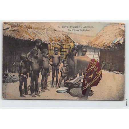 Rare collectable postcards of Ivory Coast - Côte d'Ivoire. Vintage Postcards of Ivory Coast - Côte d'Ivoire