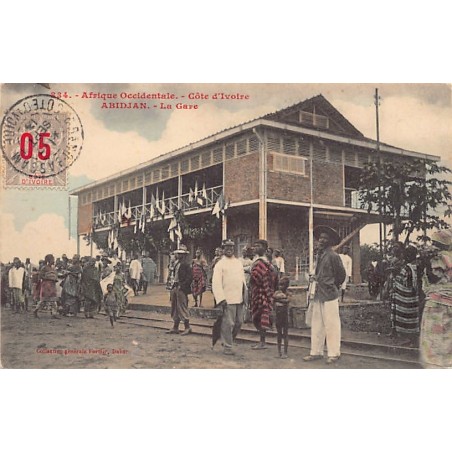 Rare collectable postcards of Ivory Coast - Côte d'Ivoire. Vintage Postcards of Ivory Coast - Côte d'Ivoire