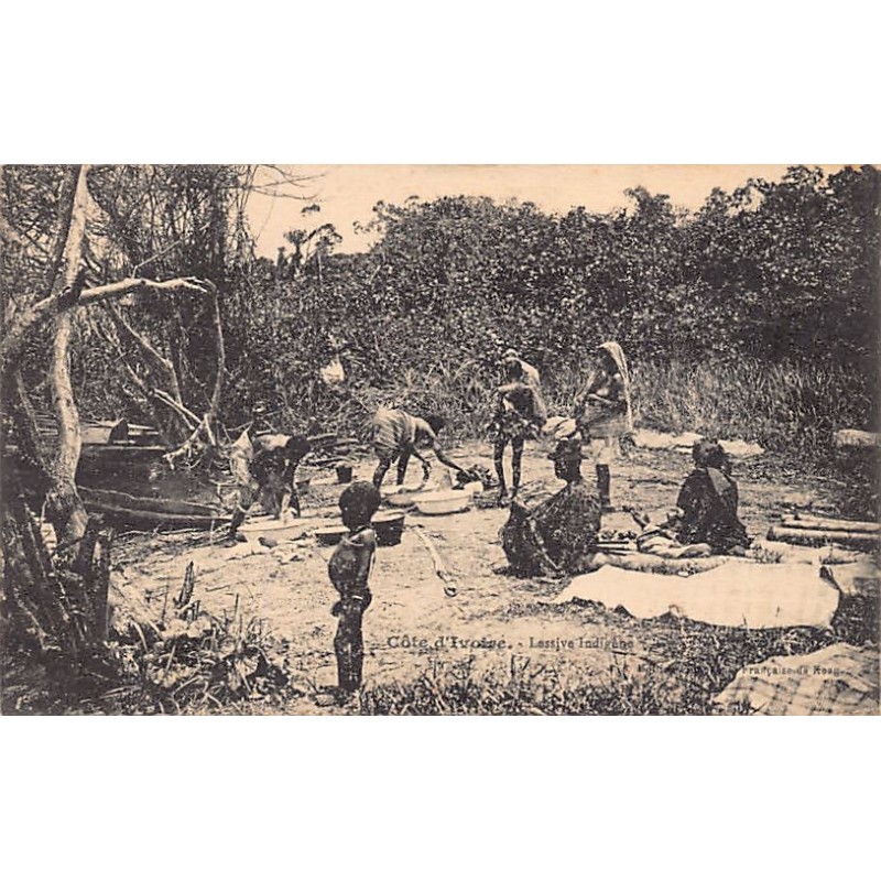 Rare collectable postcards of Ivory Coast - Côte d'Ivoire. Vintage Postcards of Ivory Coast - Côte d'Ivoire