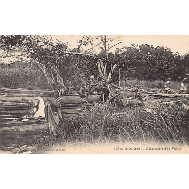 Rare collectable postcards of Ivory Coast - Côte d'Ivoire. Vintage Postcards of Ivory Coast - Côte d'Ivoire