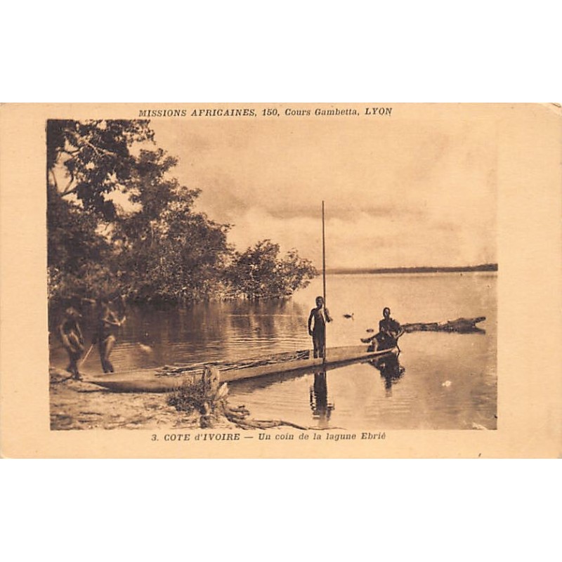 Rare collectable postcards of Ivory Coast - Côte d'Ivoire. Vintage Postcards of Ivory Coast - Côte d'Ivoire
