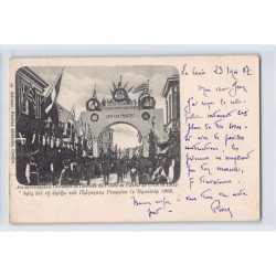 Crete - CHANIA - Triumph arch erected for the arrival of Prince George in 1902 - Publ. N. Alikiotis 16