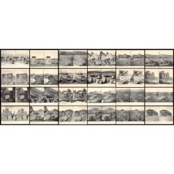 Greece - Complete set of 24 Stereo Postcards - Publ. LL Levy & Fils