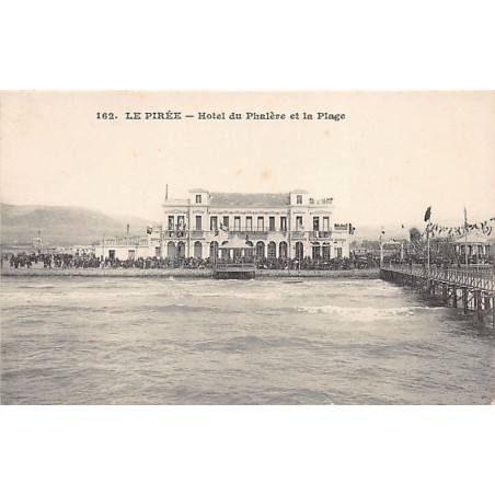 Greece - PIRAEUS - Phaleron Hotel and the beach - Publ. Messageries Maritimes 162