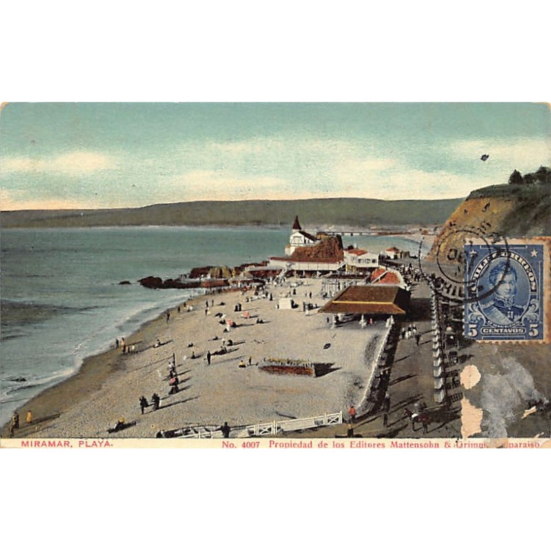 Rare collectable postcards of Chile. Vintage Postcards of Chile