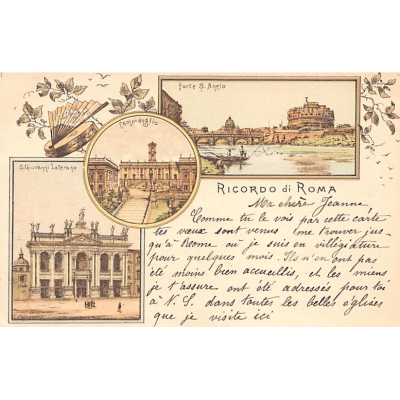Rare collectable postcards of Italy. Vintage Postcards of Italy