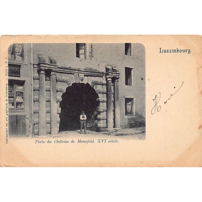 Rare collectable postcards of Luxembourg. Vintage Postcards of Luxembourg