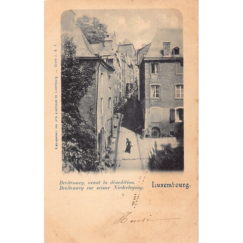Rare collectable postcards of Luxembourg. Vintage Postcards of Luxembourg