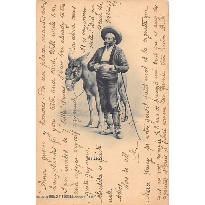 Rare collectable postcards of Spain. Vintage Postcards of Spain