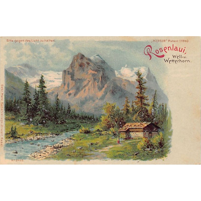 Rare collectable postcards of Switzerland. Vintage Postcards of Switzerland