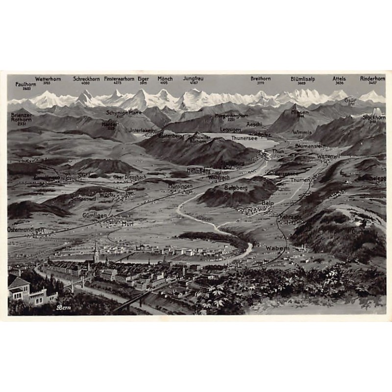 Rare collectable postcards of Switzerland. Vintage Postcards of Switzerland