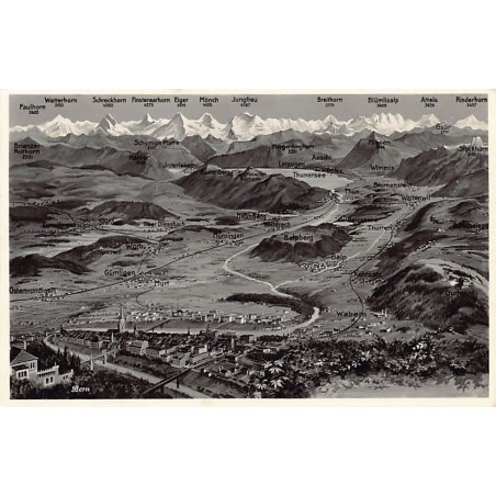 Rare collectable postcards of Switzerland. Vintage Postcards of Switzerland