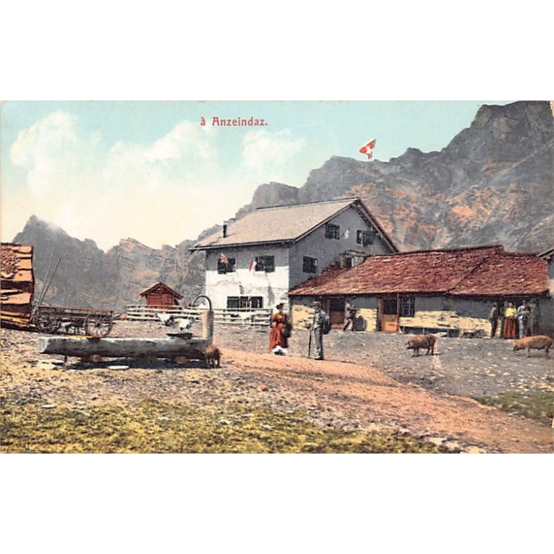 Rare collectable postcards of Switzerland. Vintage Postcards of Switzerland