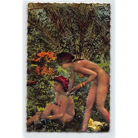 Rare collectable postcards of ETHNIC NUDE. Vintage Postcards of ETHNIC NUDE