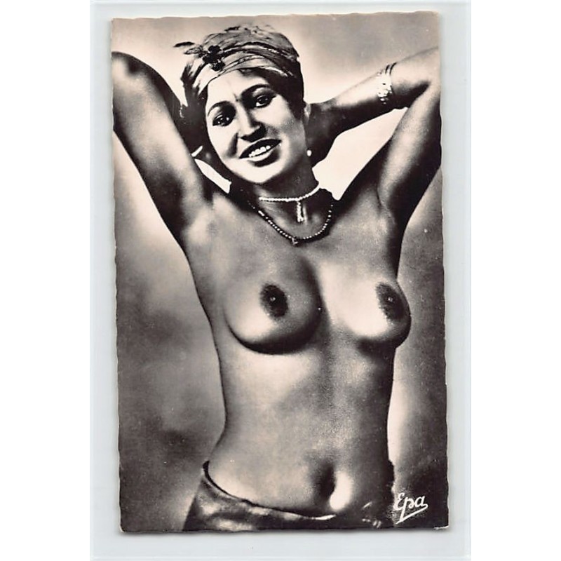 Rare collectable postcards of ETHNIC NUDE. Vintage Postcards of ETHNIC NUDE