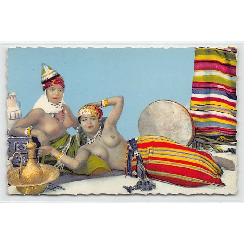 Rare collectable postcards of ETHNIC NUDE. Vintage Postcards of ETHNIC NUDE