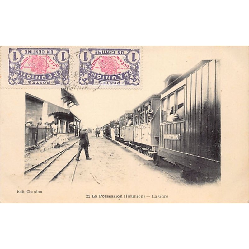 Rare collectable postcards of Réunion. Vintage Postcards of Réunion