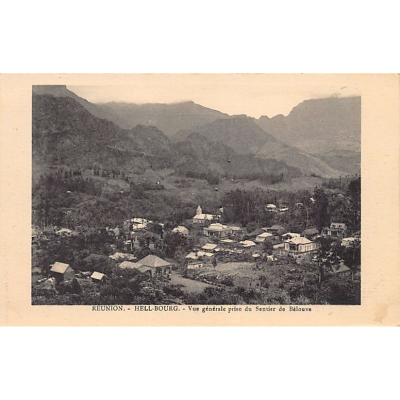 Rare collectable postcards of Réunion. Vintage Postcards of Réunion