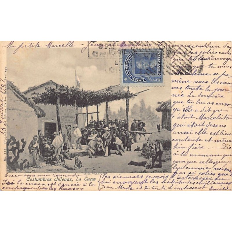 Rare collectable postcards of Chile. Vintage Postcards of Chile