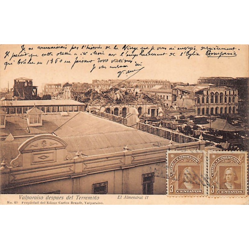 Rare collectable postcards of Chile. Vintage Postcards of Chile