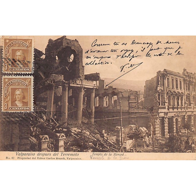 Rare collectable postcards of Chile. Vintage Postcards of Chile