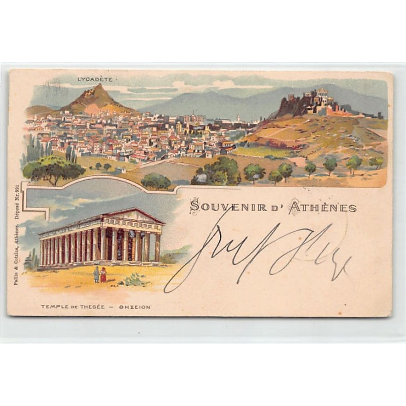 Rare collectable postcards of Greece. Vintage Postcards of Greece
