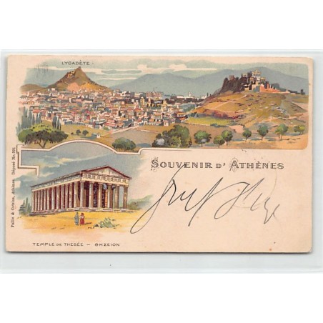 Rare collectable postcards of Greece. Vintage Postcards of Greece