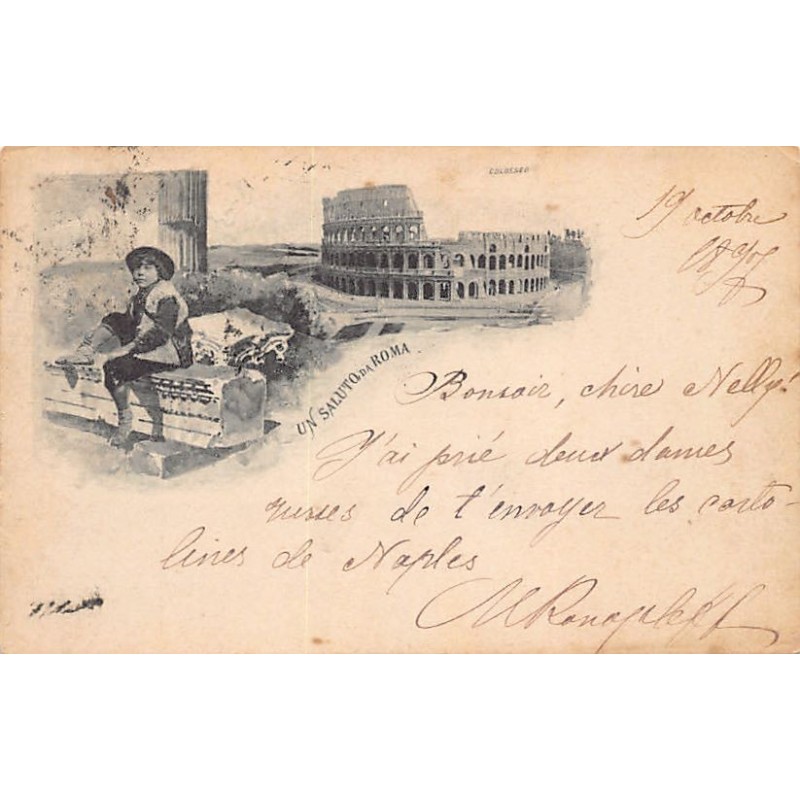 Rare collectable postcards of Italy. Vintage Postcards of Italy