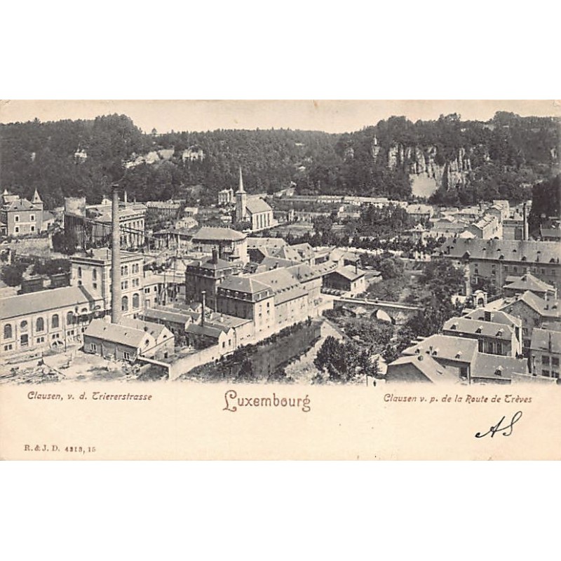 Rare collectable postcards of Luxembourg. Vintage Postcards of Luxembourg