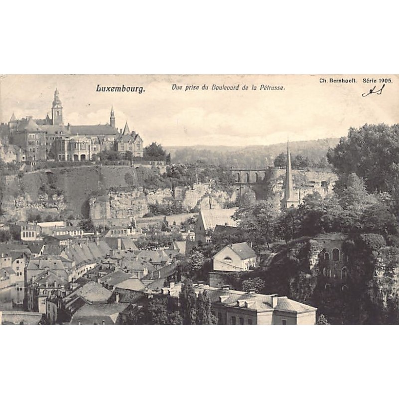 Rare collectable postcards of Luxembourg. Vintage Postcards of Luxembourg