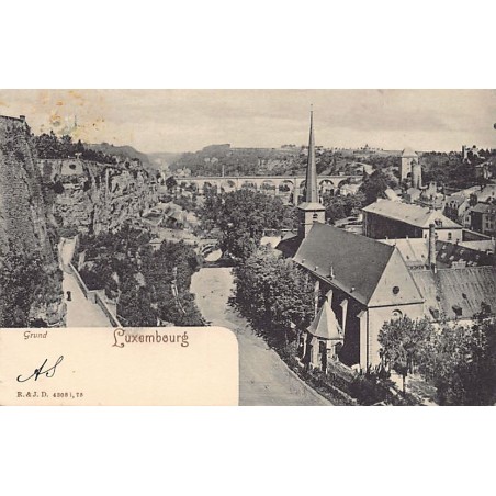 Rare collectable postcards of Luxembourg. Vintage Postcards of Luxembourg