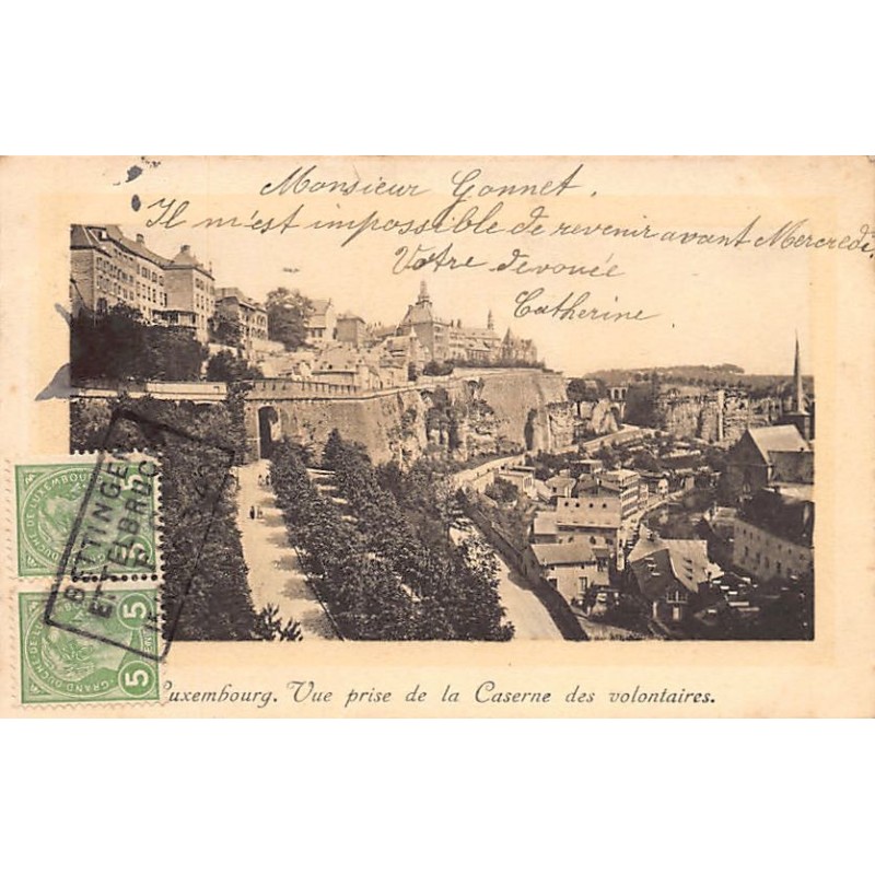 Rare collectable postcards of Luxembourg. Vintage Postcards of Luxembourg