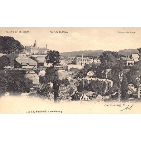 Rare collectable postcards of Luxembourg. Vintage Postcards of Luxembourg