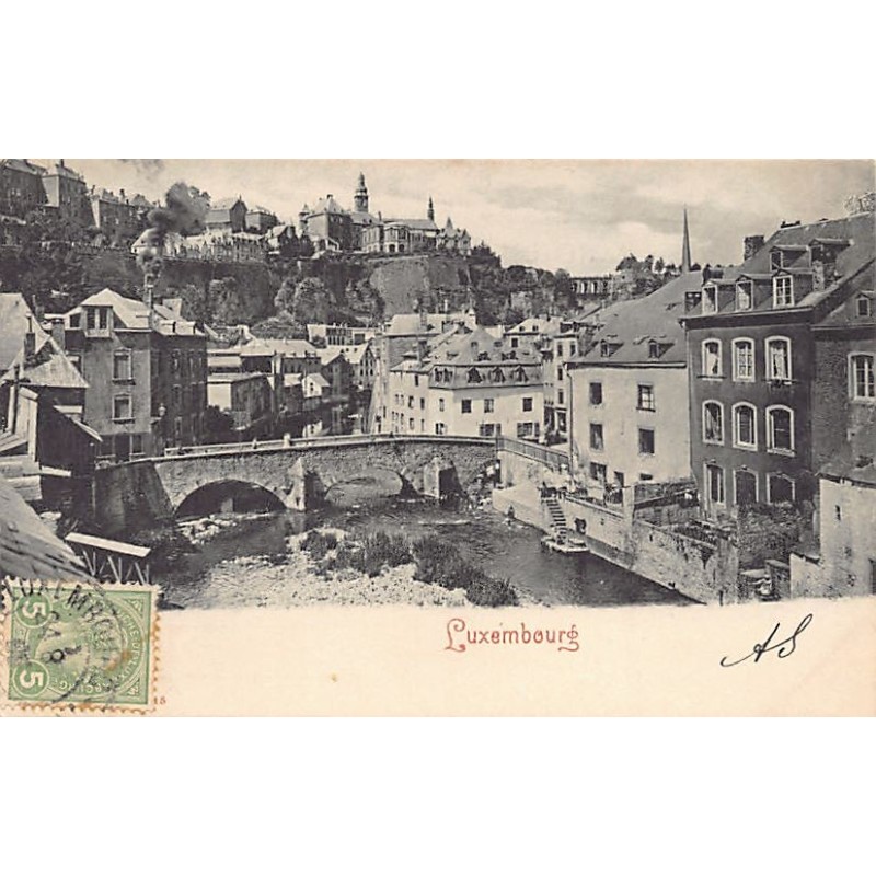 Rare collectable postcards of Luxembourg. Vintage Postcards of Luxembourg