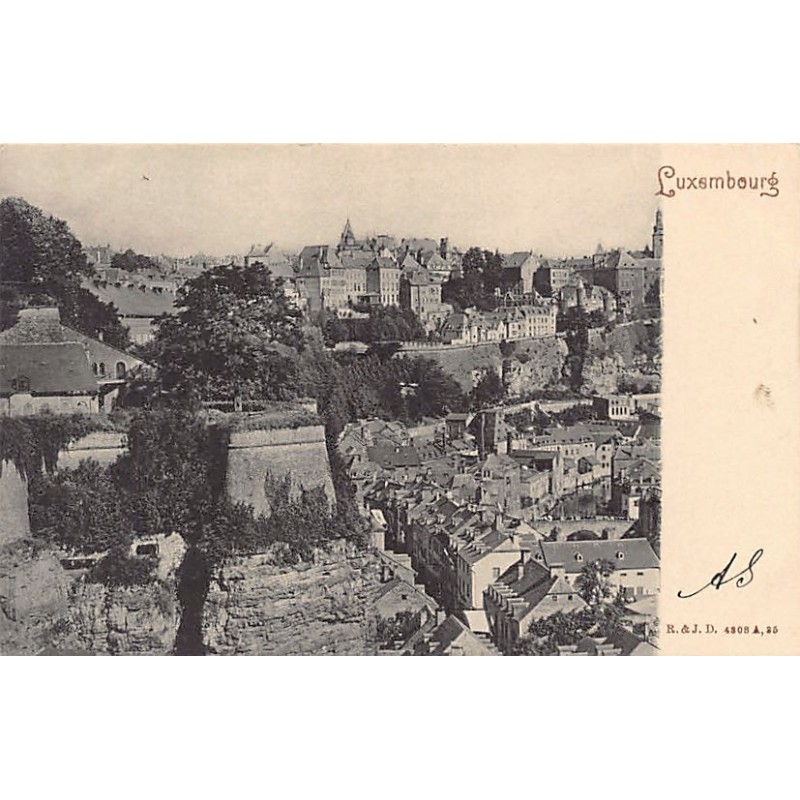 Rare collectable postcards of Luxembourg. Vintage Postcards of Luxembourg