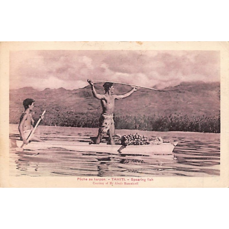 Rare collectable postcards of French Polynesia. Vintage Postcards of French Polynesia