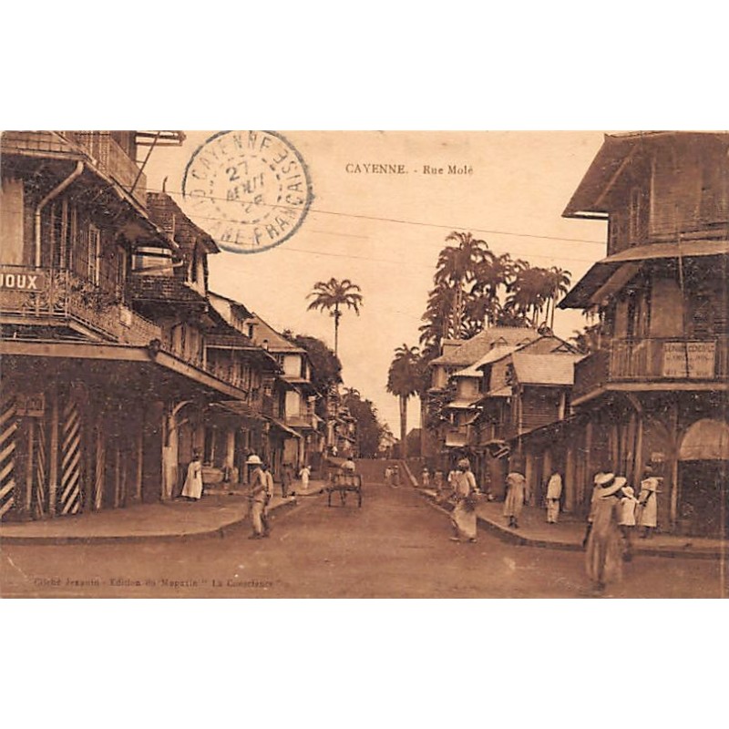 Rare collectable postcards of French Guiana. Vintage Postcards of French Guiana