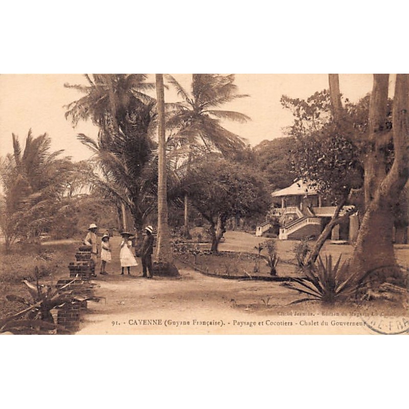 Rare collectable postcards of French Guiana. Vintage Postcards of French Guiana