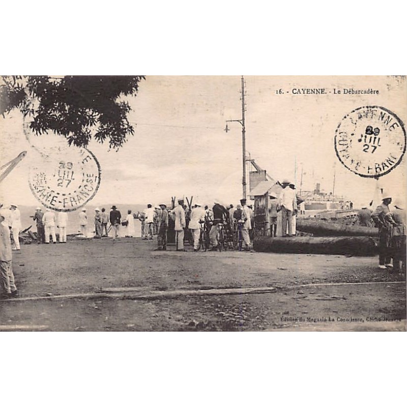 Rare collectable postcards of French Guiana. Vintage Postcards of French Guiana